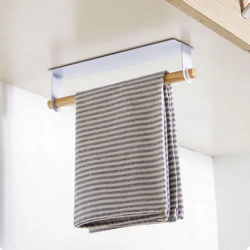 Новейший ArrivalsWall монтируемый алюминиевый полотенцесушитель в ванную Вешалка-держатель Полезная Полка вешалка для кухонных полотенец подхват для штор хранения