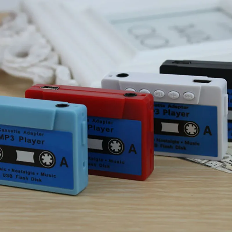 

High-quality MP3 Player Magnetic Tape shape Fidelity sound effect Music Media Player 3.5mm Jack With Rechargeable Battery