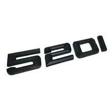 New 3D Matt Black 520i Logo Car Badge Sticker Auto Body Emblem Decal For BMW 5 Series E39 E60 E61 520i Accessories Car Styling New 3D Matt Black 520i Logo Car Badge Sticker Auto Body Emblem Decal For BMW 5 Series E39 E60 E61 520i Accessories Car Styling