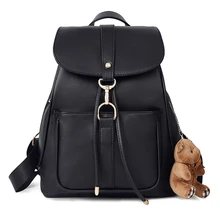 2016 neue Frauen Schwarz Rucksack Adrette Schultaschen Für Frauen Retro und Vintage Rucksack Schüler Schultasche Weibliche Rucksack
