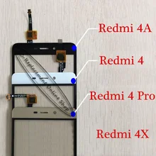 Высокое качество, для Xiaomi Redmi 4 4A 4X4 Pro Prime, сенсорный экран, дигитайзер, стеклянная панель, датчик, запасная часть 2G 16GB 3g 32GB ram