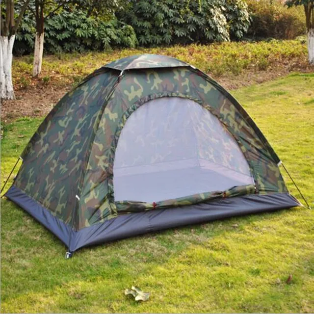 Outdoor Camping Camouflage Waterproof Family Tents Beach Awning Fishing