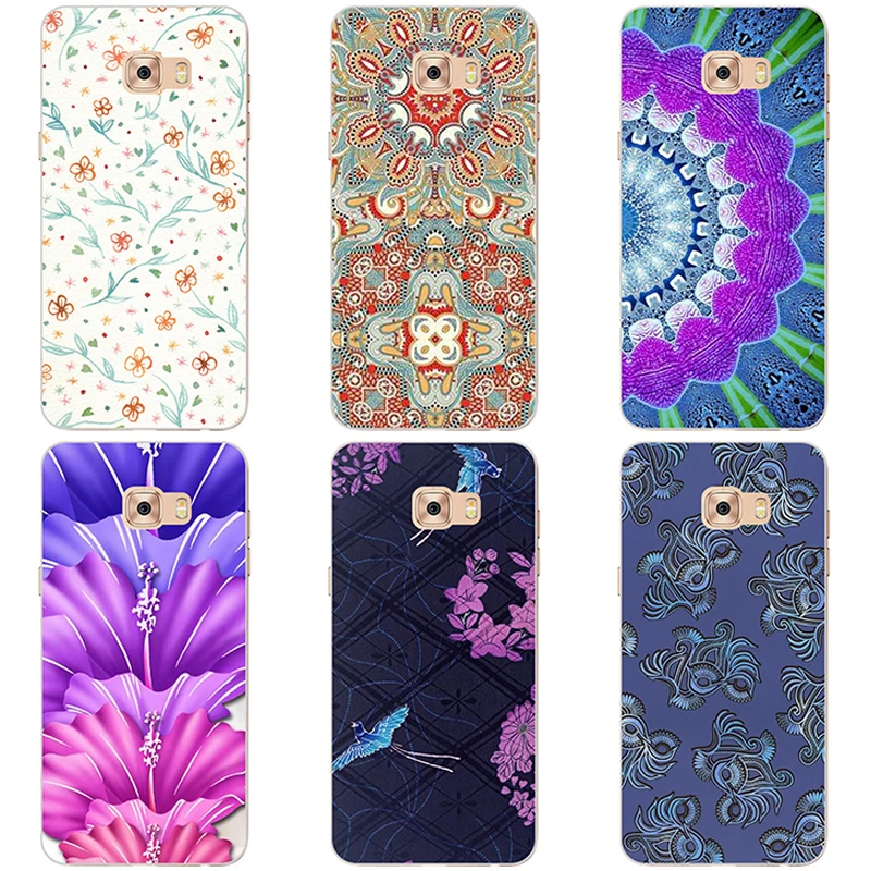 

For Samsung Galaxy C5pro C5 pro C5010 Case Cat Dog flower animals design paint Hard Back Phone Cover Case Mobile phone bag