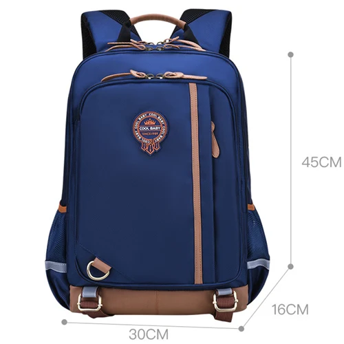Новые ортопедические школьные сумки водонепроницаемые школьные рюкзаки для подростков девочек Детский рюкзак детские школьные сумки mochila - Цвет: L-deep blue