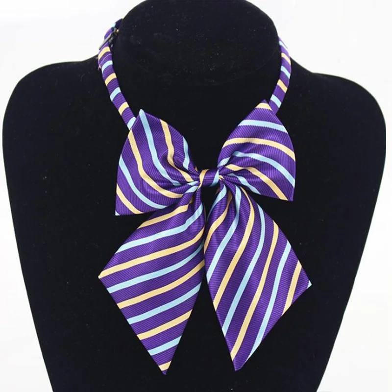 Aliexpress.com : Buy Striped Bow Tie Women Bow Tie Kids Black Red ...
