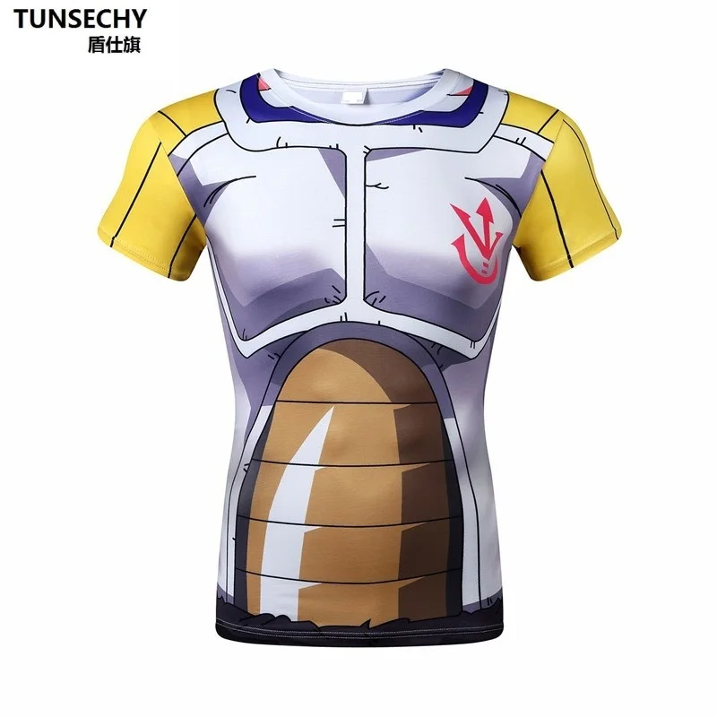Character Print T-Shirt Fashion Casual Fitness Cool O-neck Men's T Shirt Summer Short Sleeve Men Clothing Dragon ball armor Character Print T-Shirt Fashion Casual Fitness Cool O-neck Men's T Shirt Summer Short Sleeve Men Clothing Dragon ball armor