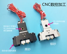 Funssor Ultimaker 2+3D printer Chimera hotend kit dual extruder 2 inlet 2 extrusion head aluminum alloy extruder