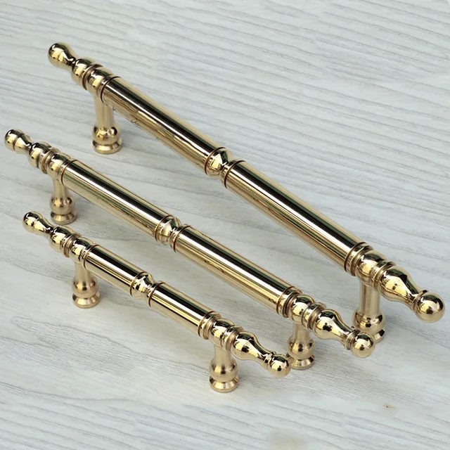 Antique Door Handles and Knobs brass Drawer Pulls Vintage Kitchen ...