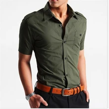 Горячая Распродажа, Мужская тактическая армейская рубашка для походов, кемпинга, охоты, альпинизма, рыбалки, хлопковая дышащая тонкая футболка с коротким рукавом