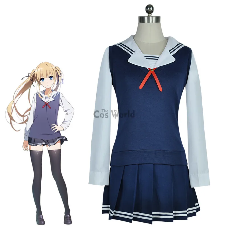 

Saekano: How to Raise a Boring Girlfriend Eriri Spencer Sawamura Sweaters Sailor Suit School Uniform Dress Cosplay Costumes