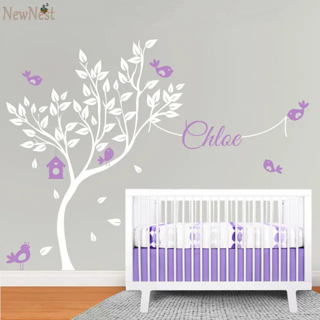 Aliexpress Com Huge White Tree Wall Decal Vinyl Sticker Panda Wall Sticker Bear Vinyl Decals Animal Decor Interior Design Dorm Room Art Mural Children Water 8paz By