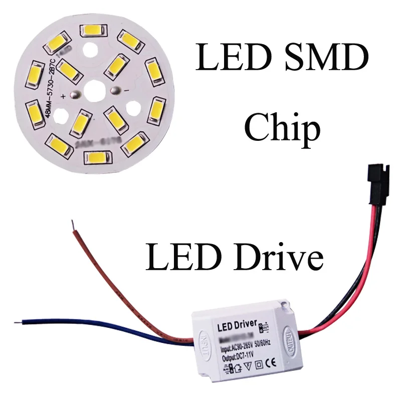 Затемнения светодиодные светильники лампы 5 W 7 W 9 W SMD 5730 привело месте 220 V/110 V потолочные встраиваемые светильники круглые светодиодные панели