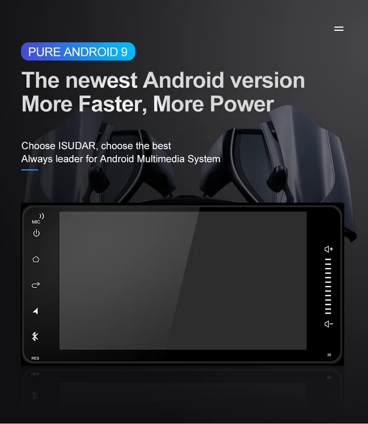 Excellent Isudar 2 Din Auto Radio Android 9 For Toyota/Corolla/Altis/RAV4/CAMRY Octa Core RAM 4GB Car Multimedia Video Player GPS DVR FM 3