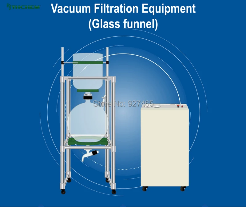 YHChem Новый YVF-30L вакуумной фильтрации аппарат для твердых разделения жидкости
