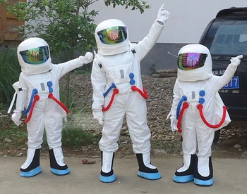 

Space Suit Mascot Costume Astronaut Mascot Costume with Backpack Glove,shoes Engineering Costume Career play Free Shipping