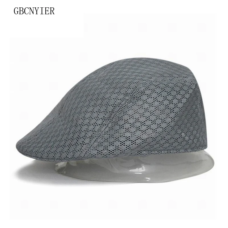 GBCNYIER Cheap Berets Unisex Mesh Beret Men And Women Summer Breathable
