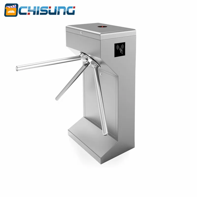 US $307.38 Shenzhen Stainless Steel SemiAutomatic Drop Arm Vertical Tripod Turnstile Barrier Gates