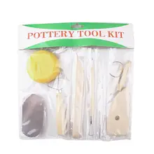 Керамическая глина керамические s деревянные инструменты скульптурные ножи в сборе Комплекты ПВХ