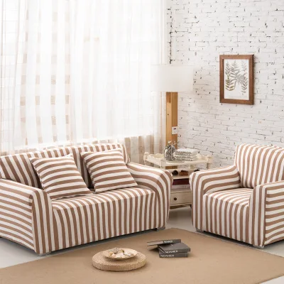 Вязаный хлопковый универсальный чехол для дивана, полностью кожаный чехол для дивана, все включено, ультра эластичный чехол для дивана - Цвет: SC004