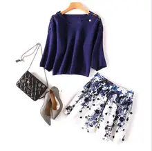 clearance sale European and American women s wear 2017 Autumn new fund Wear rope knit tops