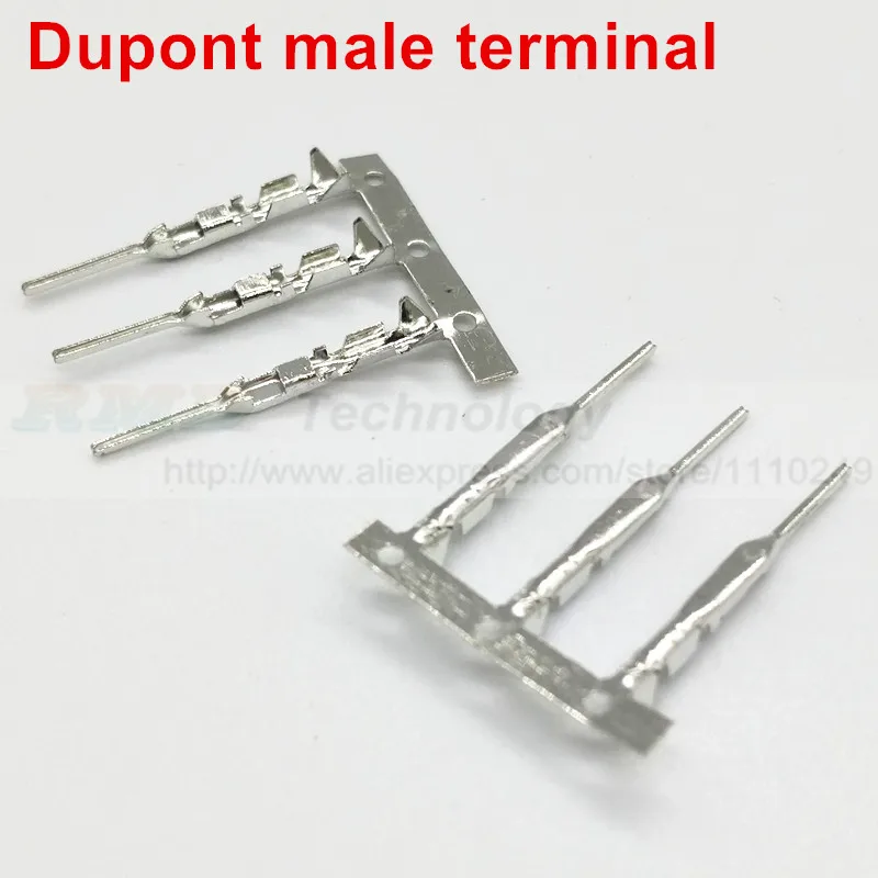 100 шт. медные коннекторы dupont 2 54 мм|terminal female|pin female maleterminal male |