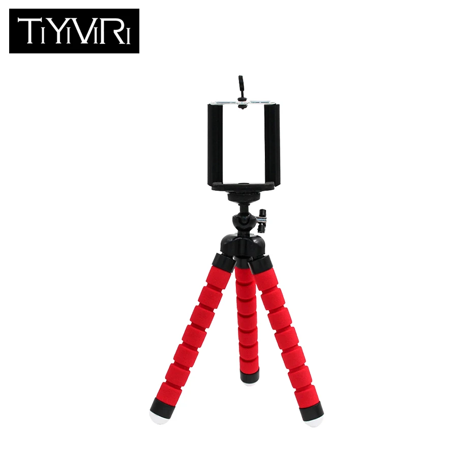 

Flexible Octopus Gorillapod Camera Mini Tripod Camera Holder Bracket Smartphone Clip For Go pro hero5 Xiaomi yi 4K Action Camera