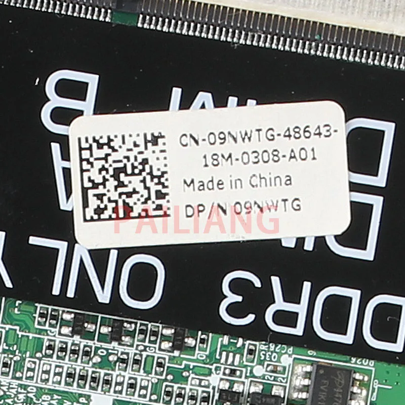 Goede PAILIANG Laptop moederbord voor DELL N7110 PC Moederbord 09 NWTG DAV03AMB8E1 volledige tesed DDR3