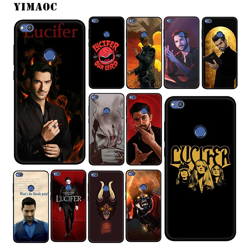 YIMAOC Американский ТВ Люцифер мягкий чехол для huawei Honor вид 20 10 8X8 8C 6A 7A 7X 7C Lite рro Y9 Y7 Y6