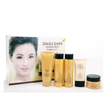 5 шт. лицо улитки уход за кожей набор по уходу за кожей лица Тонер ремонт/моющее средство/гидросыворотка дневной крем/лосьон влаги набор для ухода за лицом