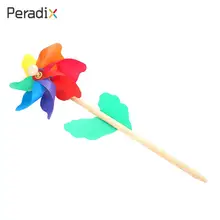 Детская ветряная мельница смешная ветряная мельница ручная игрушка полихроматическая напольная игрушечная мельница садовая Прямая