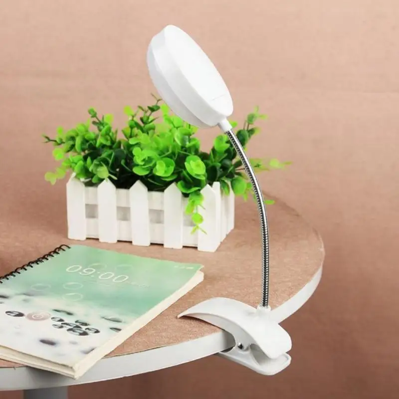  AKDSteel Clip-on Flexible LED Table Lamp Reading Study Bedside Laptop Desk Bright Light Night light
