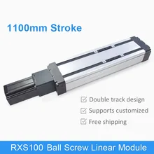 Best Offers Ball Screw Driven CNC Linear Guide 1100mm Effective Stroke  Service For CNC Drilling And Milling Truss Robot