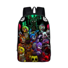 Рюкзак Five Nights at Freddy для женщин и мужчин, школьные сумки FNAF, рюкзак для детей-подростков, рюкзак Five Nights at Freddy, сумка для детей, сумки для книг