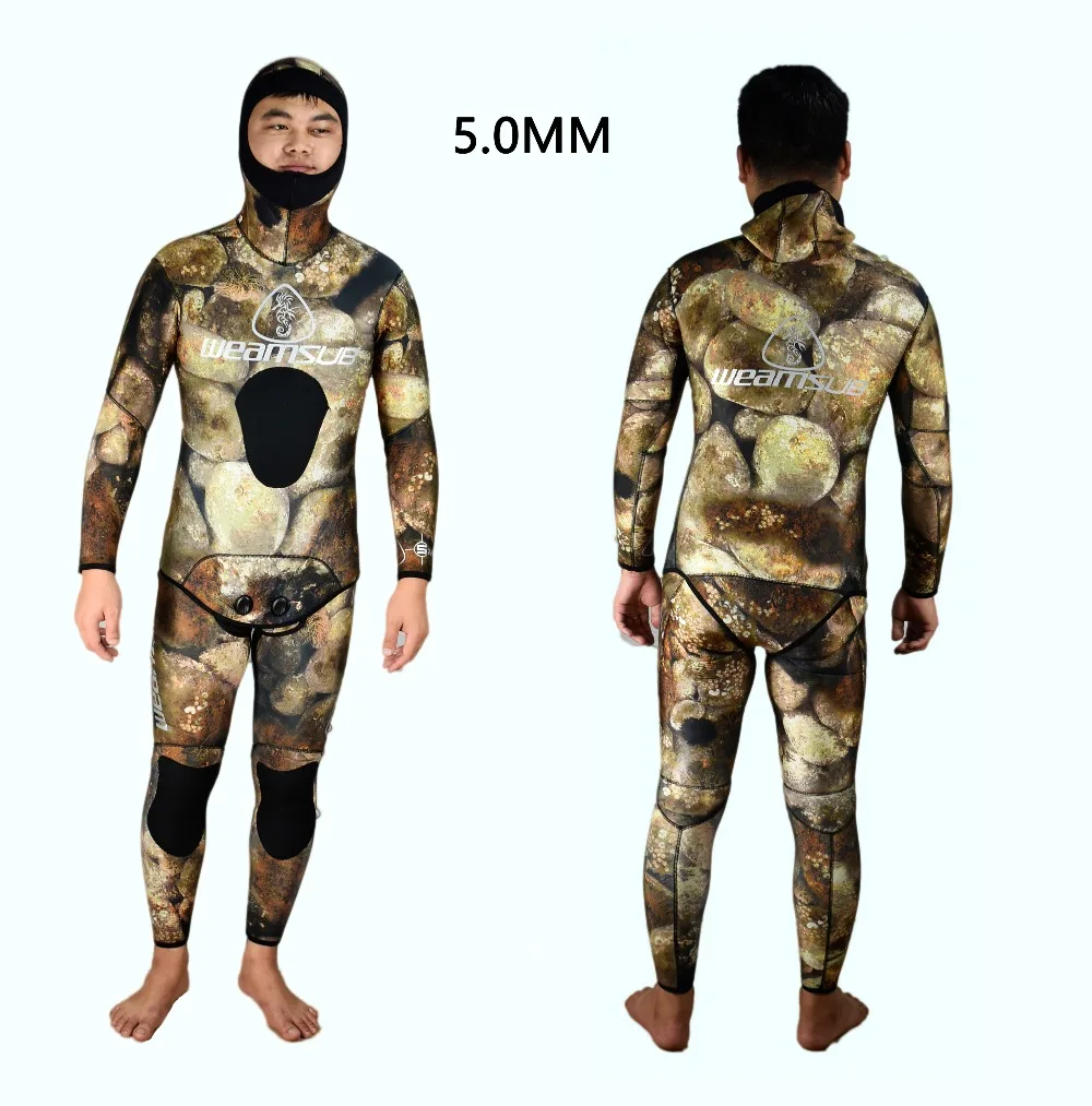 WEAMSUB 3.5MM camo color neoprene freediving spearfishing open cell