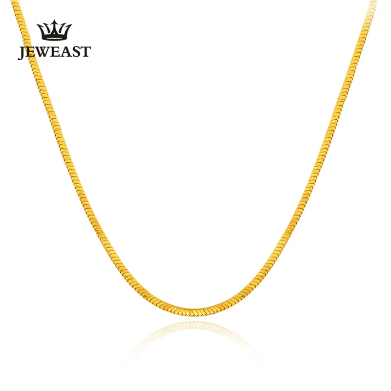 Женское и мужское ожерелье HMSS колье из чистого желтого золота 24 К 999|female necklaces|jewelry