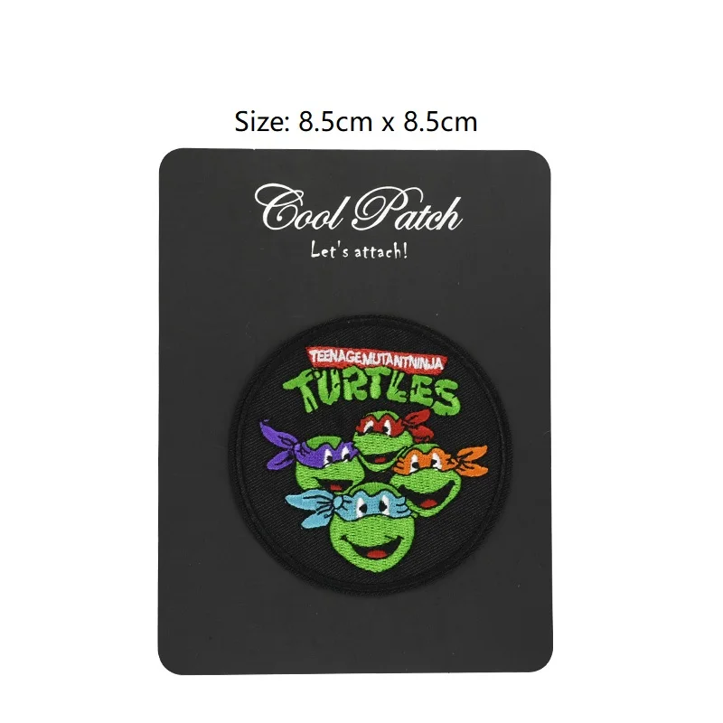 

TEENAGE MUTANT NINJA TURTLES HERO Movie TV Series Costume Cosplay Embroidered Emblem iron on patch Baseball Cap Badge