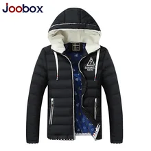JOOBOX Brand 2017 Winter Jacket Men Hooded Down Parkas Jacket Men Fashion Mens Parkas Thicken Warm jaqueta masculina inverno