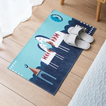 

Home cartoon entrance mats kitchen floor bathroom water-sucking doormats home hall non-slip mats
