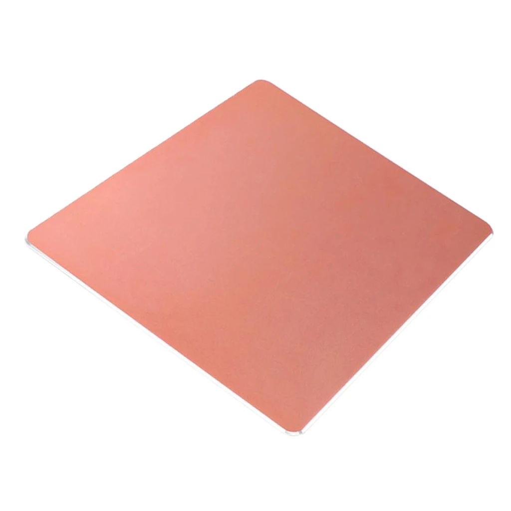 Aluminum Alloy Skidproof Waterproof Mouse Pad For Laptop Computer Rose Gold