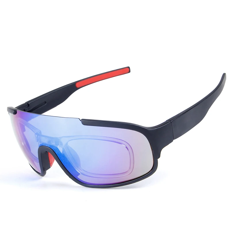  30g Unisex 3Lens TR90 Polarized Cycling Sun Glasses Sports PC Goggles bike Sunglasses UV400 Eyewear