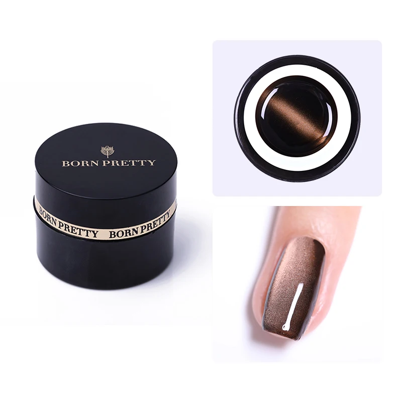 BORN PRETTY 5ml Magnetic 5D Cat Eye Gel Nail Polish Starry Sky Gel Soak Off UV Gel Varnish Manicure Nail Lacquer