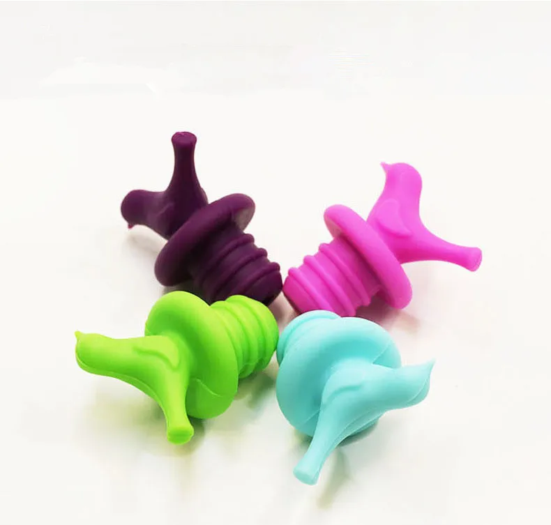 1 шт. колпачки для бутылок с птицами ELB 274|wine pourer stopper|wine pourersilicone wine stoppers |