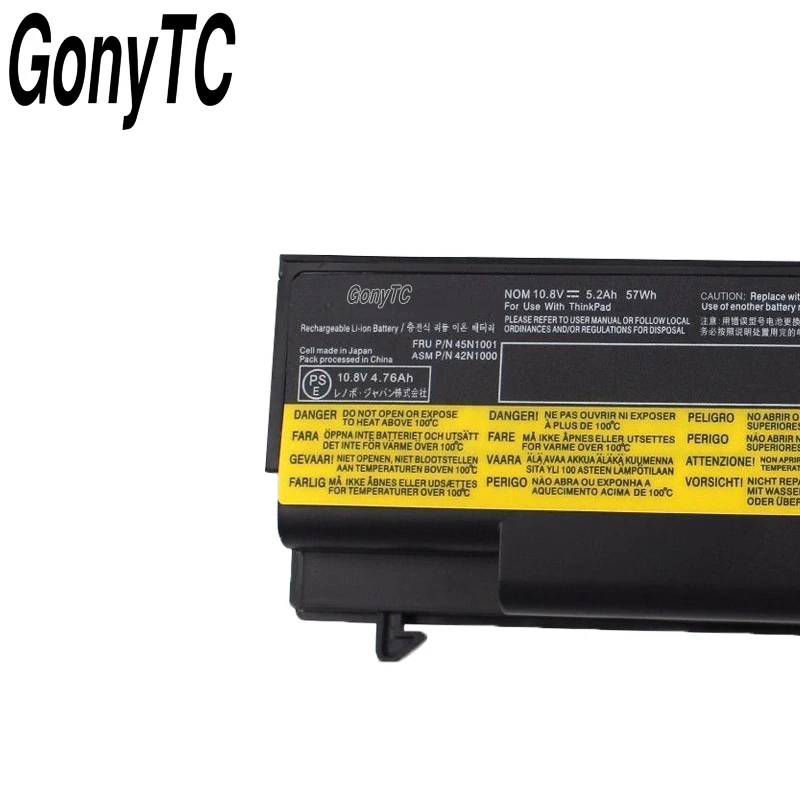 Новый оригинальный аккумулятор 70 + для ноутбука LENOVO ThinkPad T430 T430i T530 T530i L430 L530 W530 45n1000