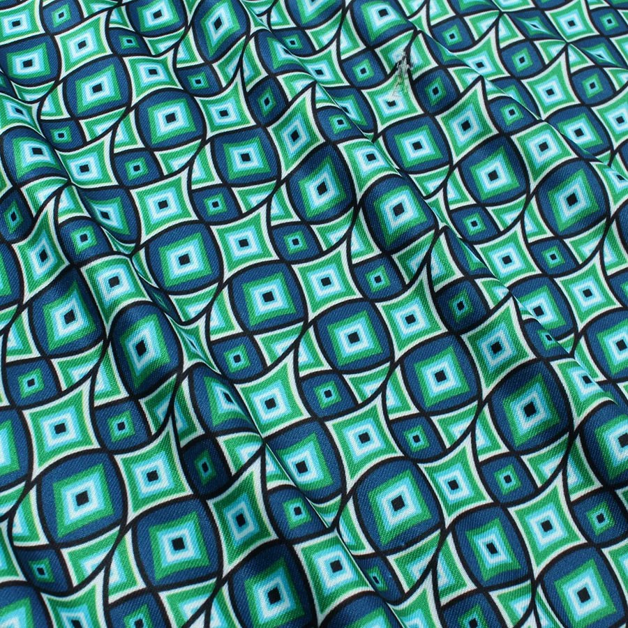 Трикотажная Геометрическая ткань спандекс с принтом высокие эластичные леггинсы изготовление ткани по двору