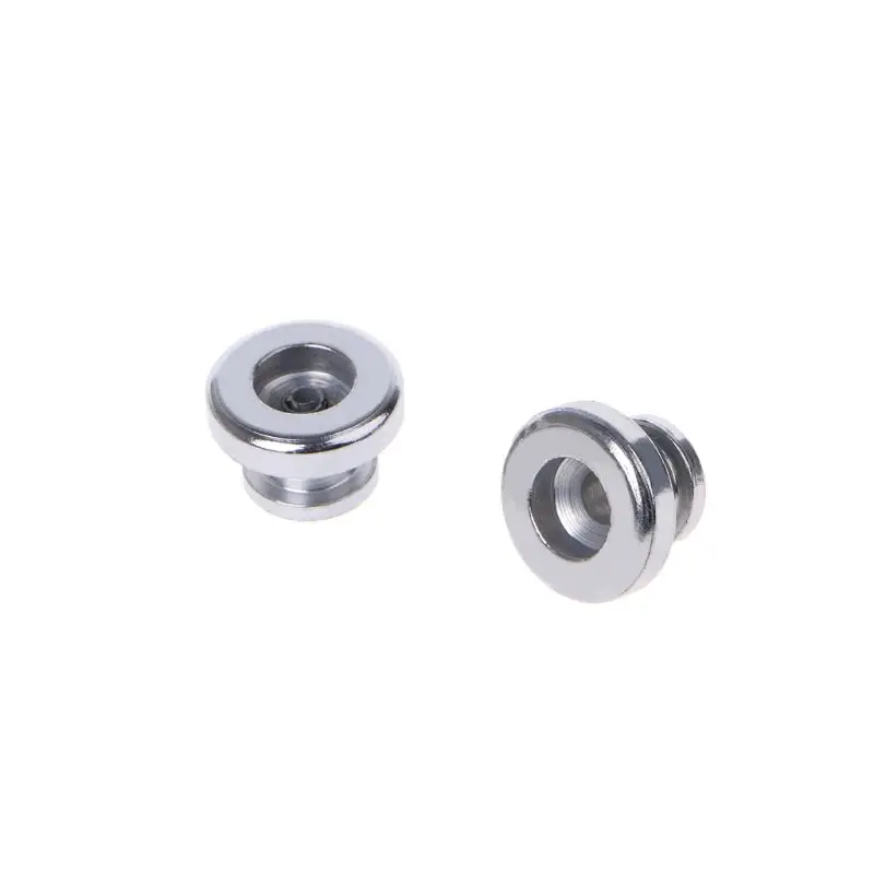 

2 Chrome Strap Button Locks Washer Screws Replacement Part For Mandolin Guitar