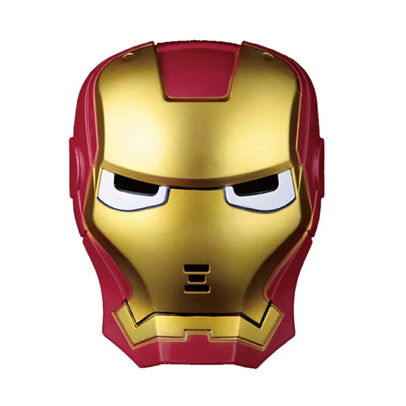 Kids Child LED Glowing Superhero Iron Man Hulk Batman Movie Cosplay Mask Toy