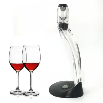 

wine decanter Wine Decanter Set Mini Essential Red Wine Quick Aerator&Tower with Filter Stand Holder Dining Bar