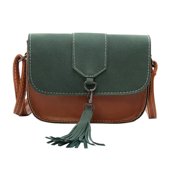 

New trend Women bag Personality fashion iron ring tassel Women handbags casual simple shoulder bag crossbody bag