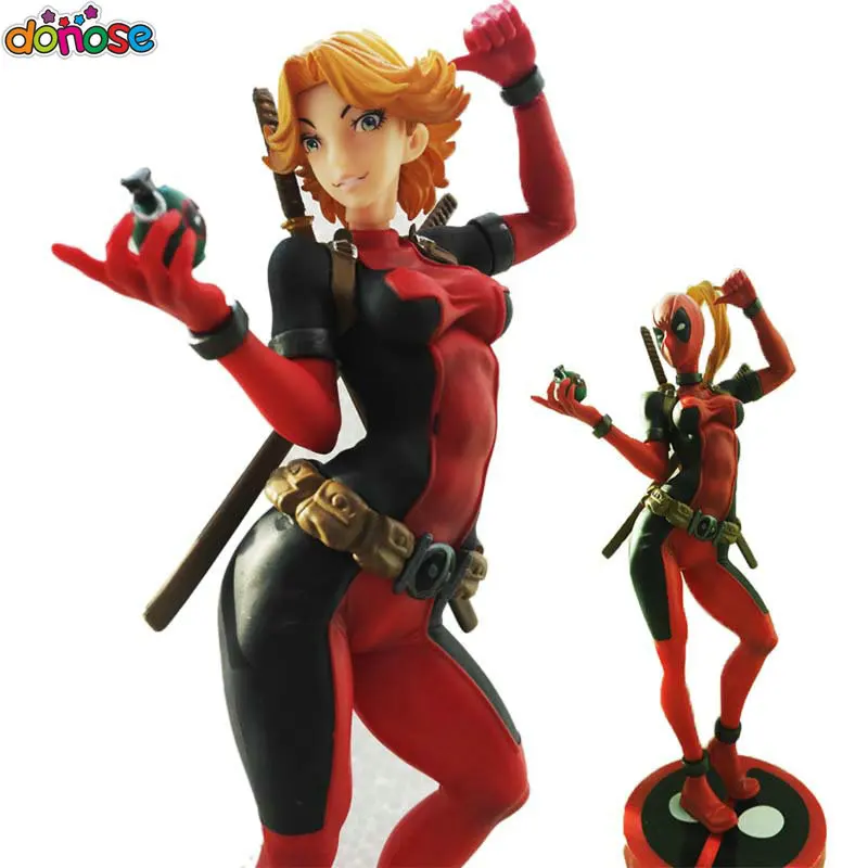 Мультфильм леди Дэдпул Ванда Уилсон из земли-3010 Bishoujo статуя ПВХ фигурка