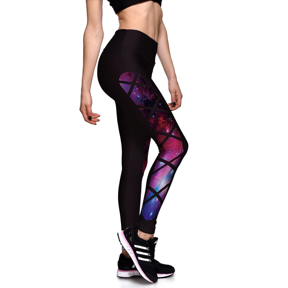 star print workout leggings